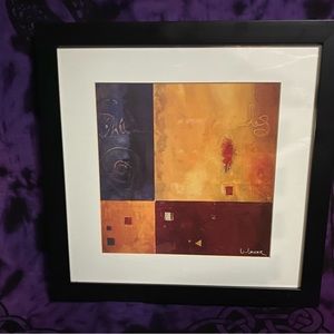 Don Li-Leger framed “Water garden” wall art